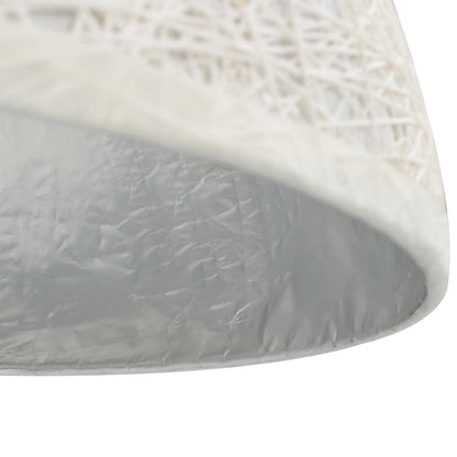 Pendelleuchte Ø50 Cm E27 Weiß Und Silbern