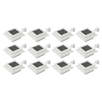 Solar-Außenleuchten 12 Stk. Led Rechteckig 12 Cm