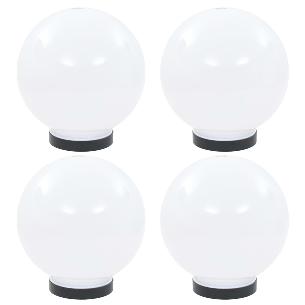 Led-Gartenleuchten 2 Stk. Kugelförmig Pmma