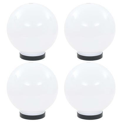Led-Gartenleuchten 2 Stk. Kugelförmig Pmma
