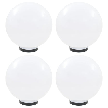 Led-Gartenleuchten 2 Stk. Kugelförmig Pmma
