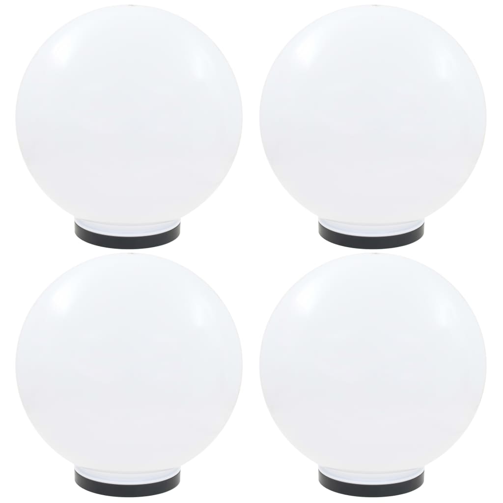 Led-Gartenleuchten 2 Stk. Kugelförmig Pmma