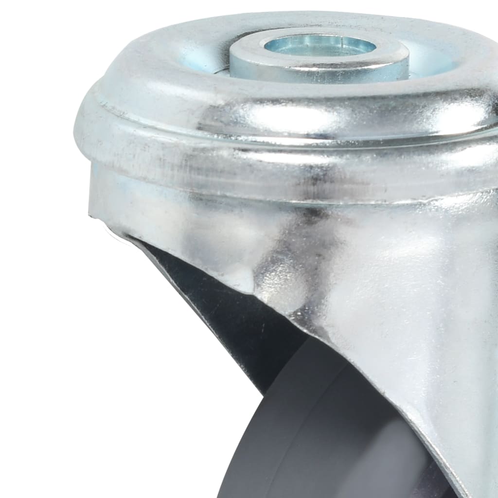 8 Stk. Lenkrollen Mit Bolzenloch 75 Mm