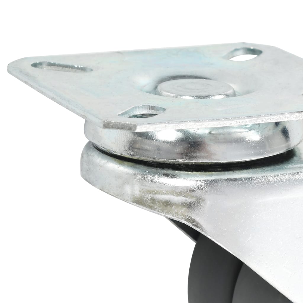 8 Stk. Lenkrollen Mit Zwillingsrad 50 Mm