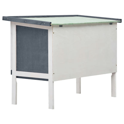 Kaninchenstall 1 Ebene Holz