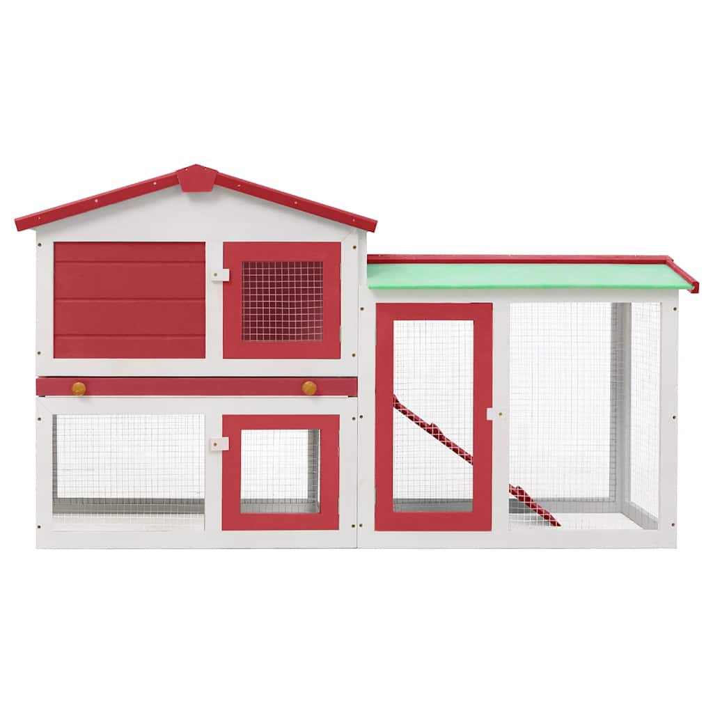 Großer Kaninchenstall 145X45X84 Cm Holz