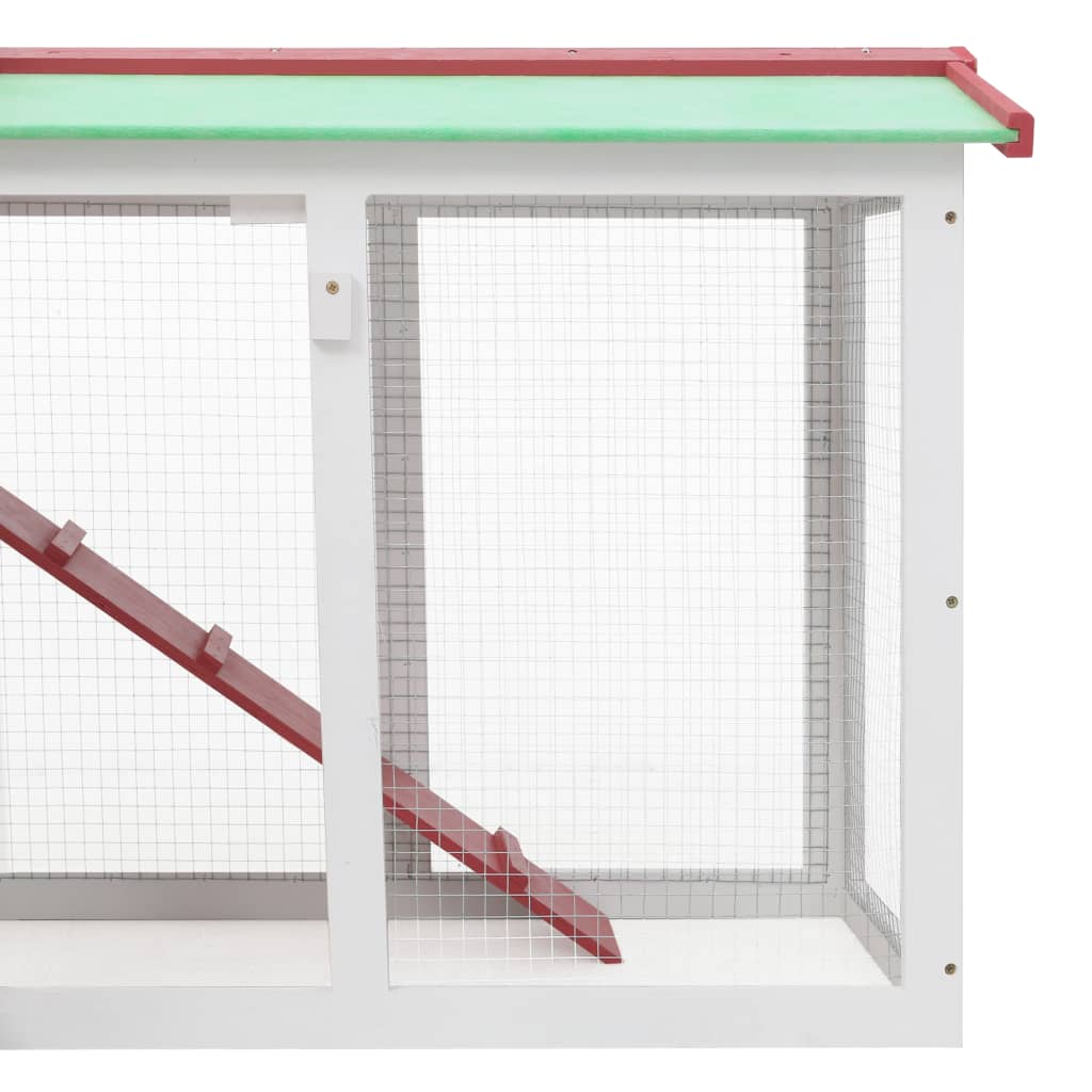 Großer Kaninchenstall 145X45X84 Cm Holz