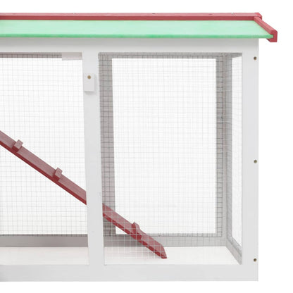 Großer Kaninchenstall 145X45X84 Cm Holz