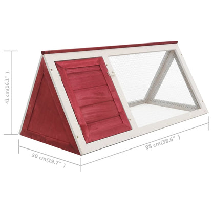 Kleintier-/Kaninchenstall Holz