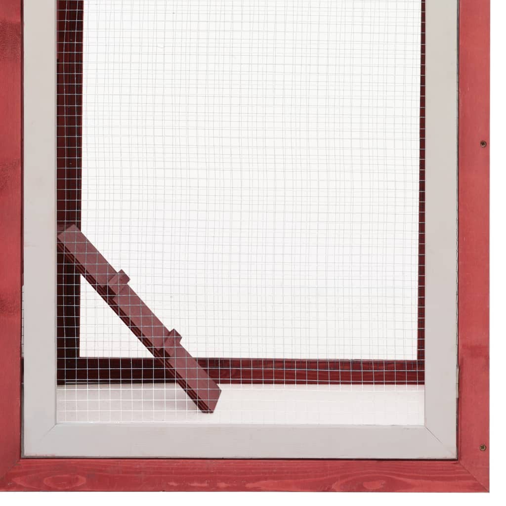 Hühnerkäfig 170X81X110 Cm Massivholz Kiefer & Tanne