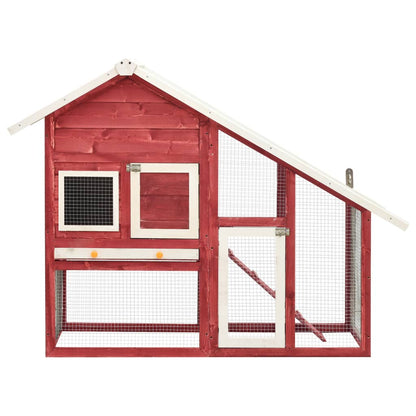 Kaninchenstall 140X63X120 Cm Tanne Massivholz