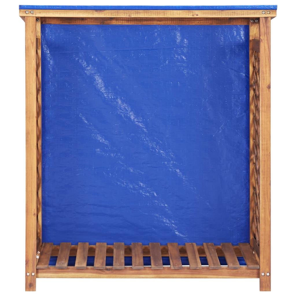 Kaminholzregal 105X38X115 Cm Akazie Massivholz