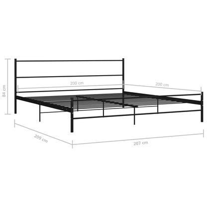 Bettgestell Metall 200×200 Cm