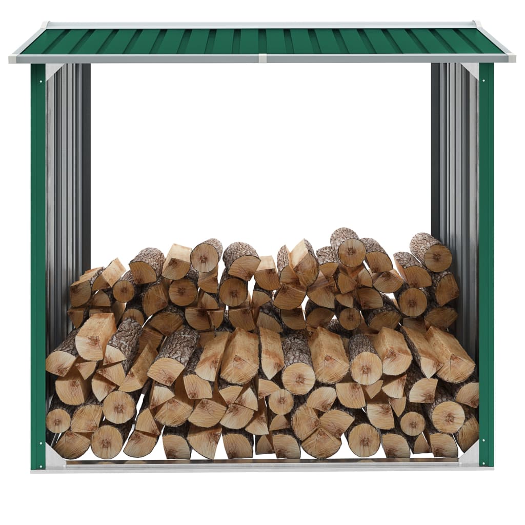 Brennholzlager Verzinkter Stahl 172 X 91 X 154 Cm