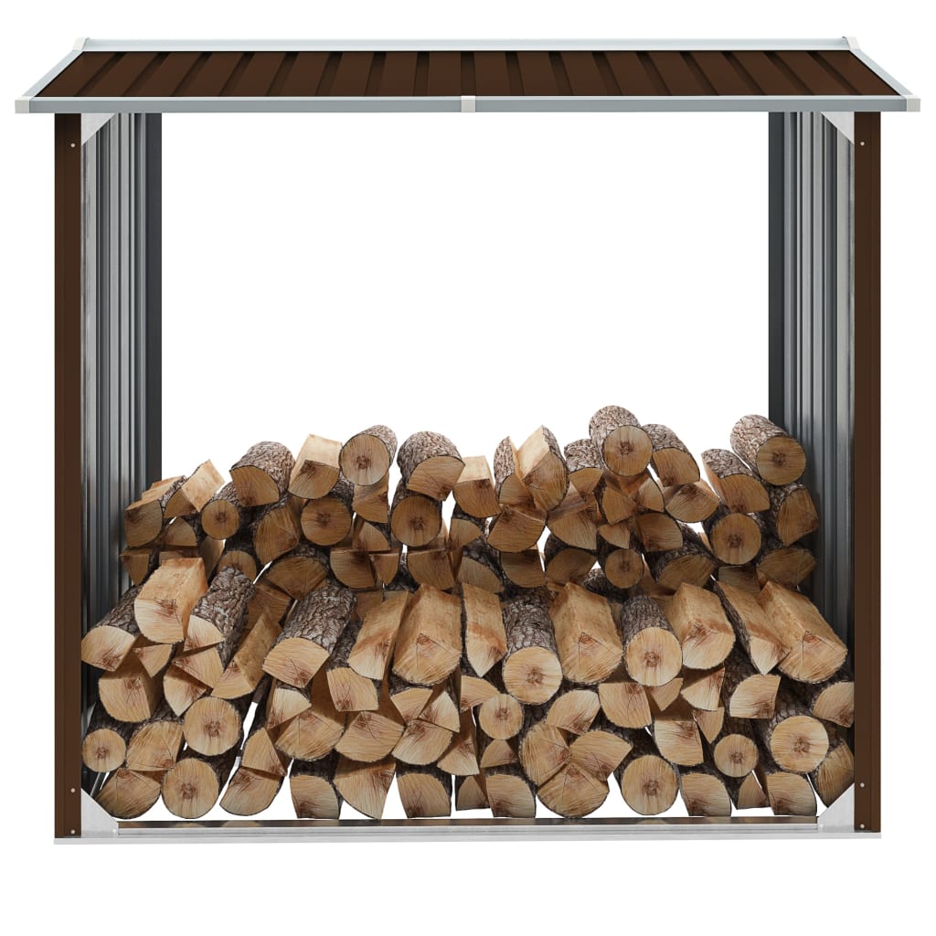 Brennholzlager Verzinkter Stahl 172 X 91 X 154 Cm