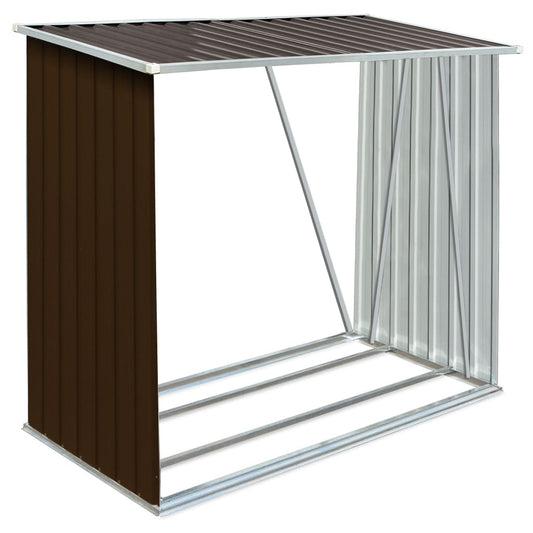 Brennholzlager Verzinkter Stahl 163 X 83 X 154 Cm