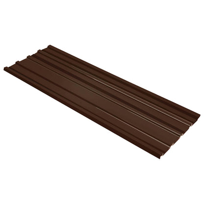 Dachpaneel 12 Pcs 129 X 45 Cm Verzinkter Stahl