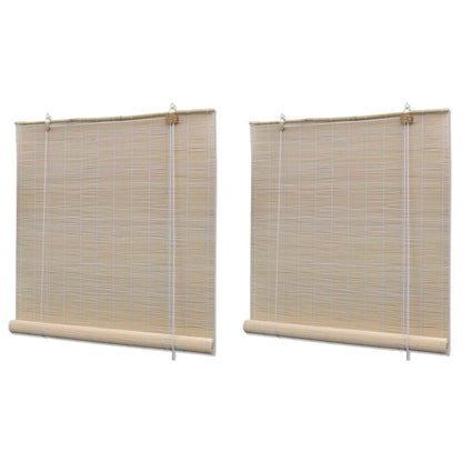 Bambusrollos Natur 4 Stk. 120X160 Cm