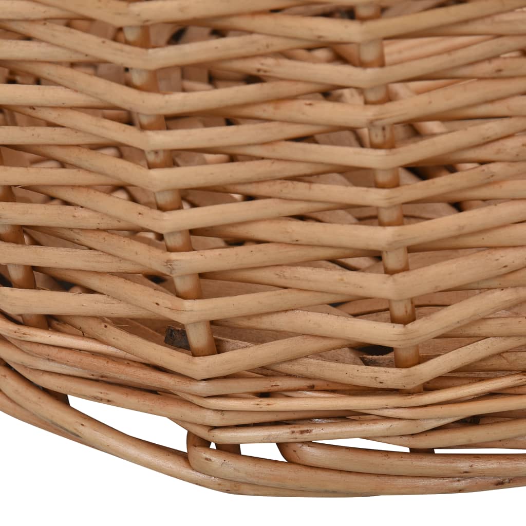 Holzkorb Mit Tragegriffen Natur Weide