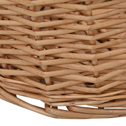 Holzkorb Mit Tragegriffen Natur Weide