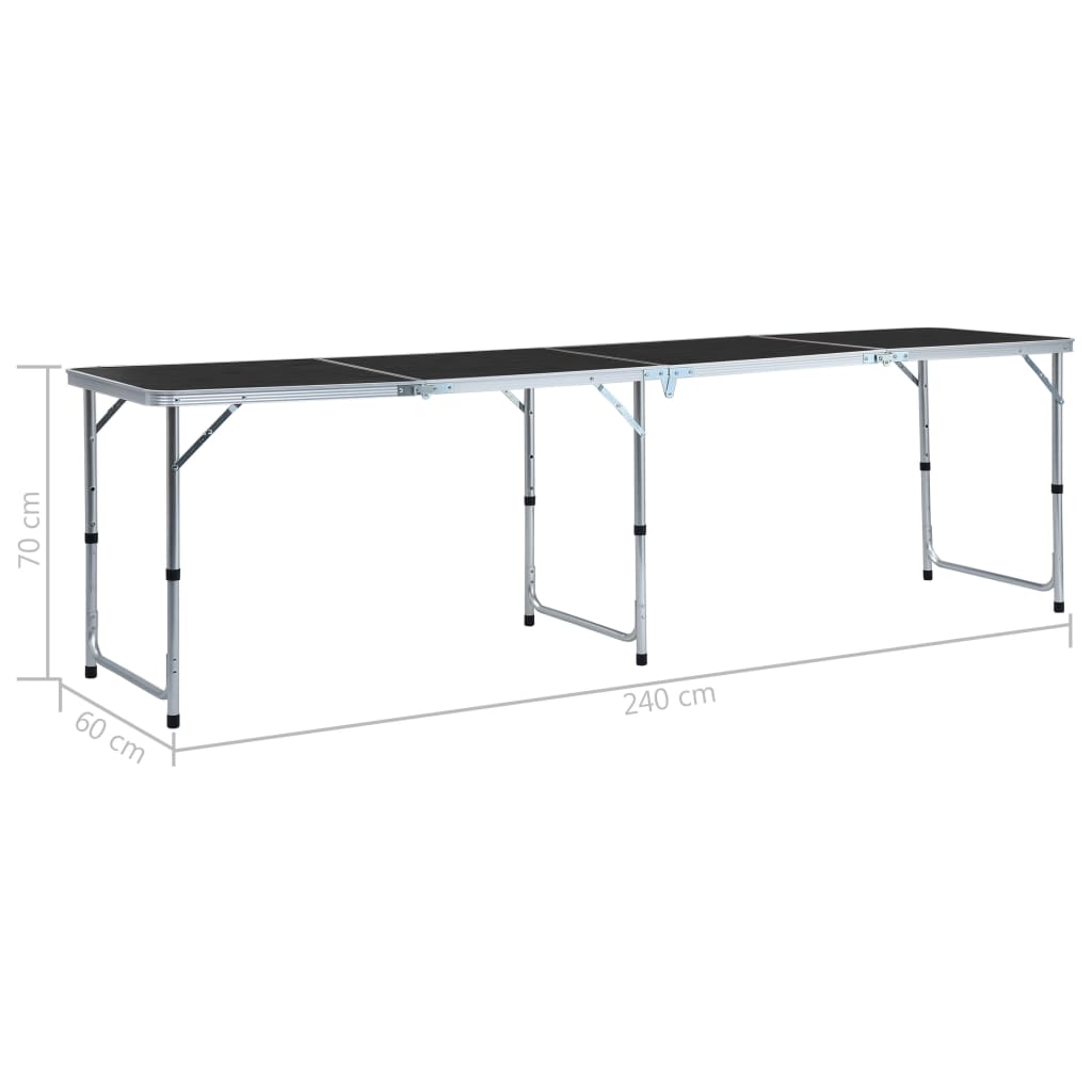 Klappbarer Campingtisch Aluminium