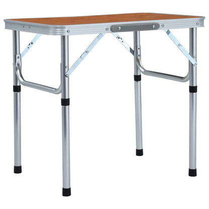 Klappbarer Campingtisch Aluminium 60X45 Cm