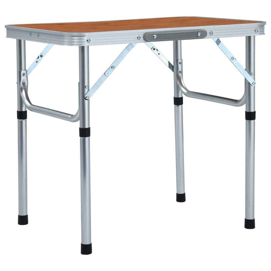 Klappbarer Campingtisch Aluminium 60X45 Cm