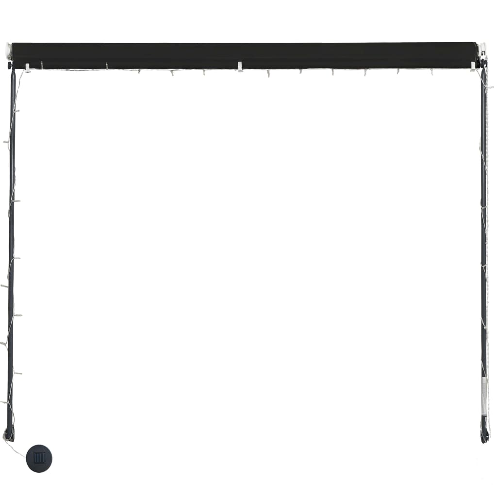 Einziehbare Markise Mit Led 150×150 Cm