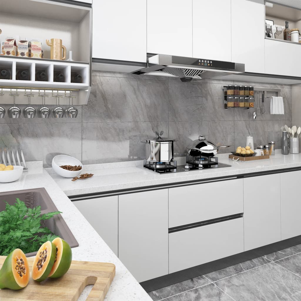 Selbstklebende Möbelfolie Hochglanz-Silbern 500X90 Cm Pvc