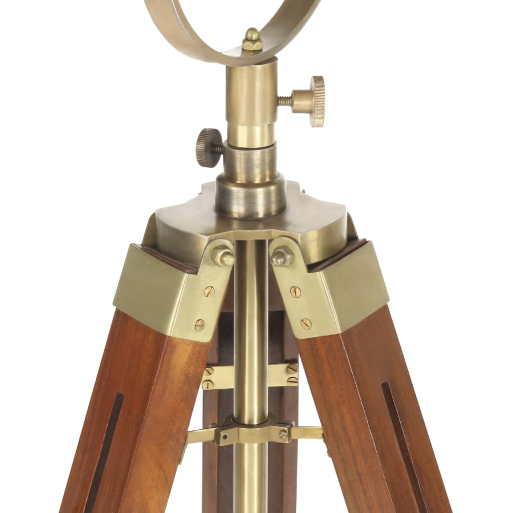 Stehleuchte Dreibein Massivholz Mango 165 Cm