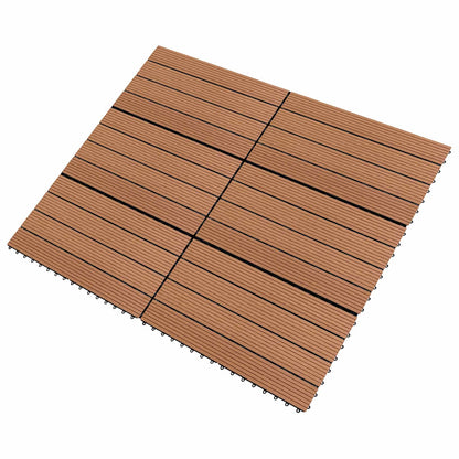 Terrassenfliese 6 Pcs 60 X 30 Cm Wpc