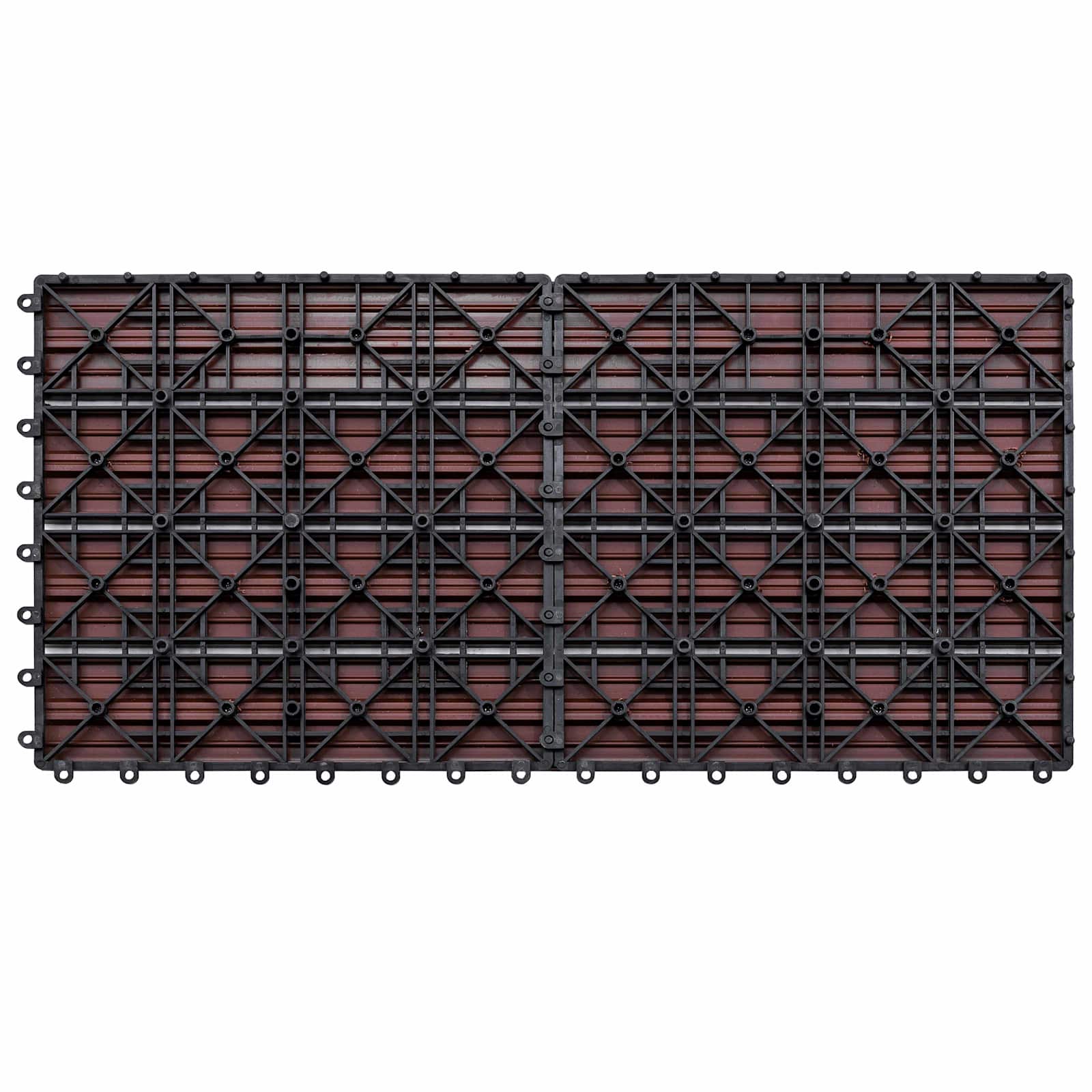 Terrassenfliese 6 Pcs 60 X 30 Cm Wpc