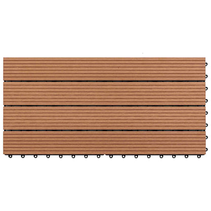 Terrassenfliese 6 Pcs 60 X 30 Cm Wpc