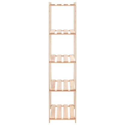 Lagerregale 5 Böden 2 Stk. 80×38×170Cm Kiefer Massivholz 250Kg Weiß Und Schwarz