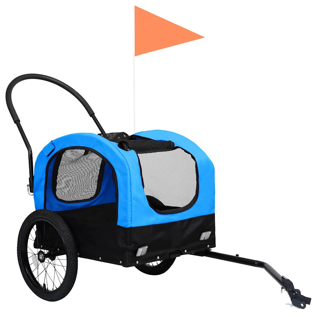 2-In-1 Fahrradanhänger Für Hunde Und Buggy
