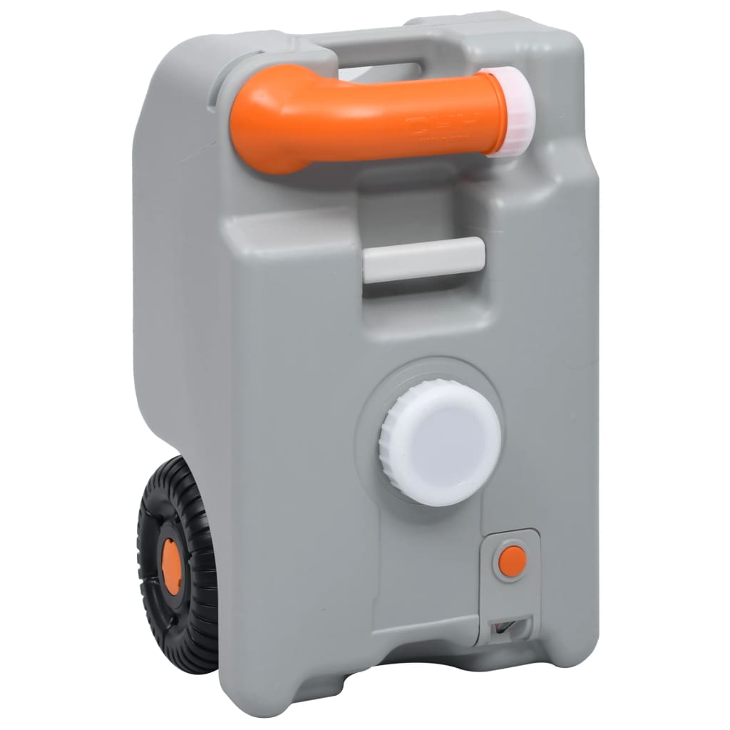 Camping-Wassertank Mit Rollen 25 L Grau