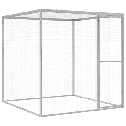 Katzenkäfig 6X1,5X1,5 M Verzinkter Stahl