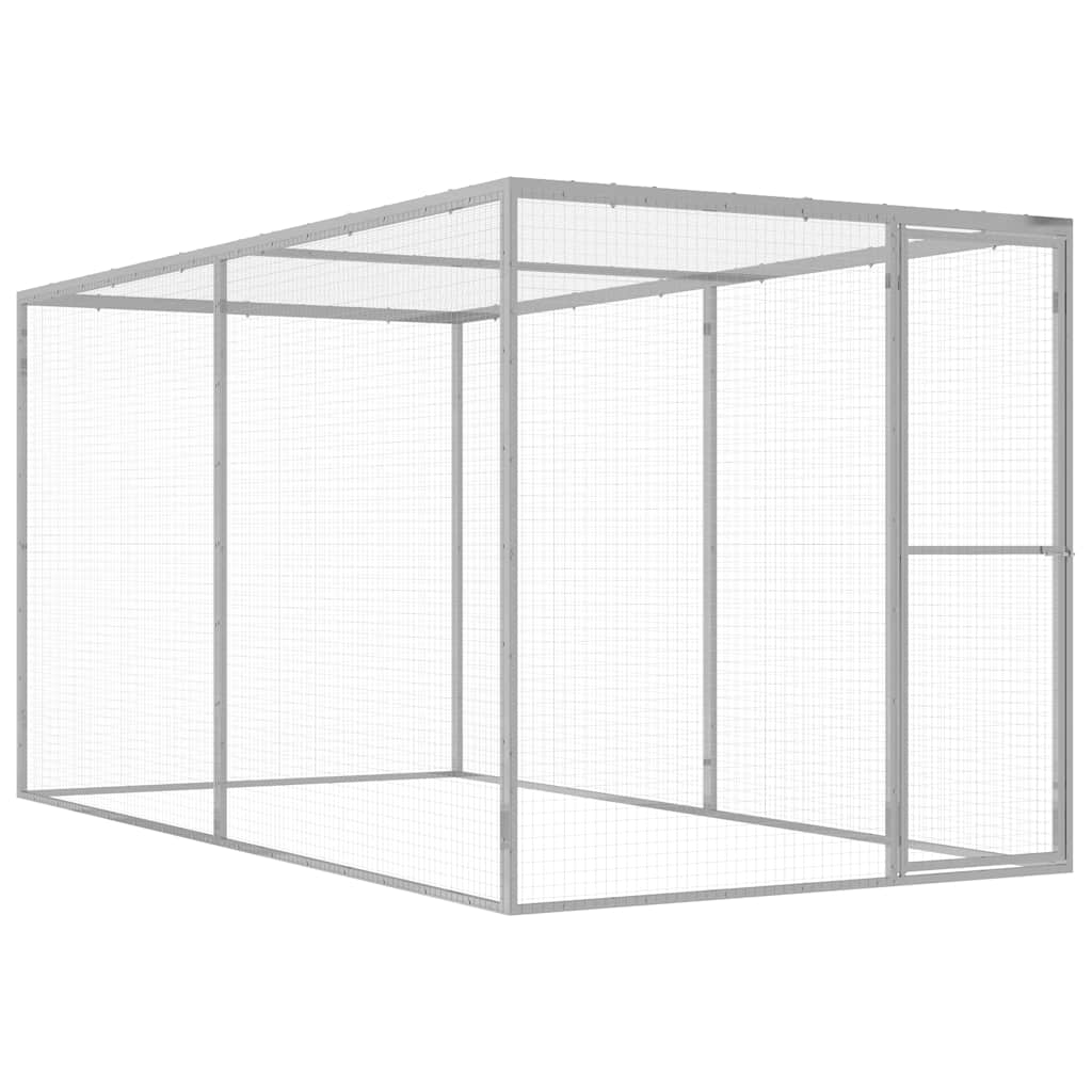 Katzenkäfig 6X1,5X1,5 M Verzinkter Stahl