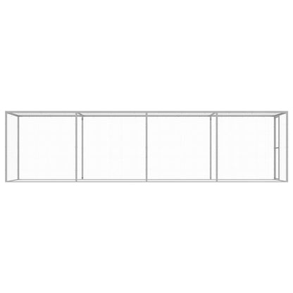 Katzenkäfig 6X1,5X1,5 M Verzinkter Stahl