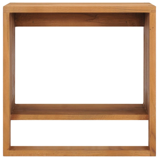 Handtuchregal Zur Wandmontage 35×20×35 Cm Teak Massivholz