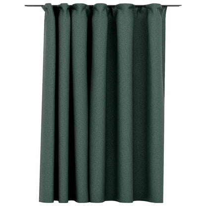 Verdunkelungsvorhang Mit Haken Leinenoptik 290X245 Cm