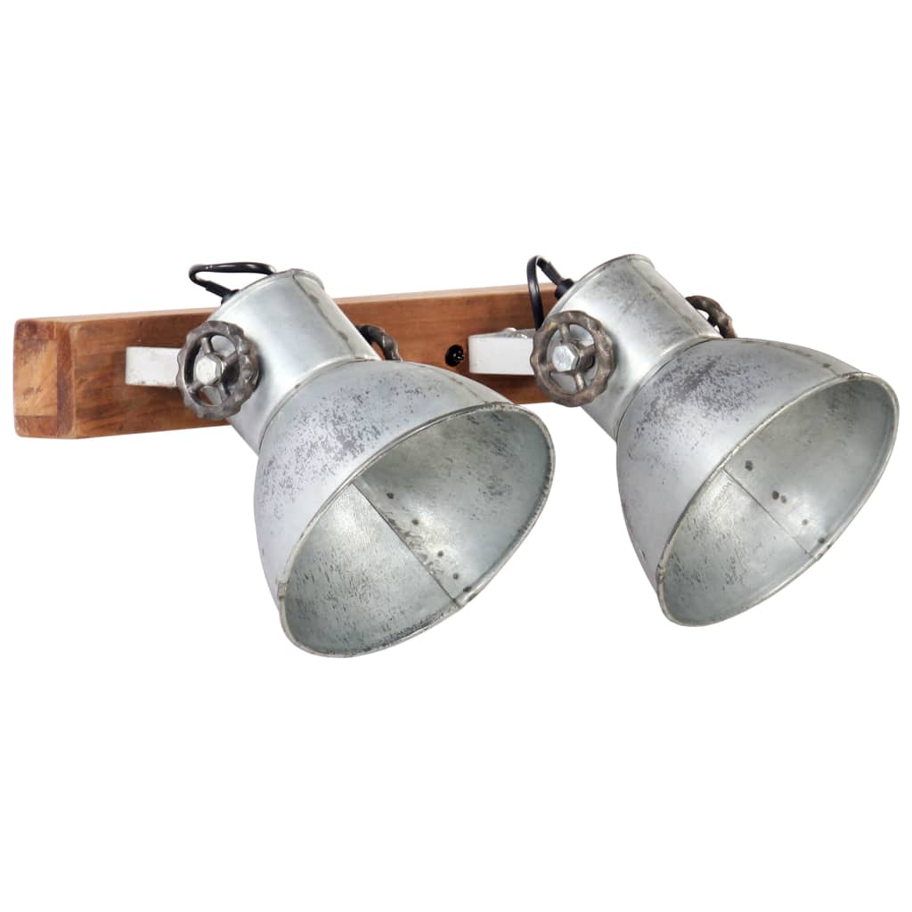 Wandlampe Industriestil N 45X25 Cm E27 Silber
