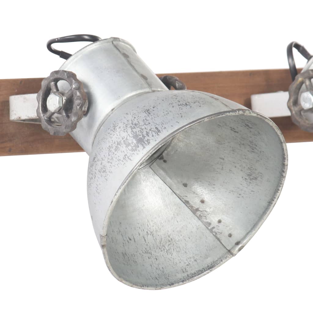 Wandlampe Industriestil N 45X25 Cm E27 Silber