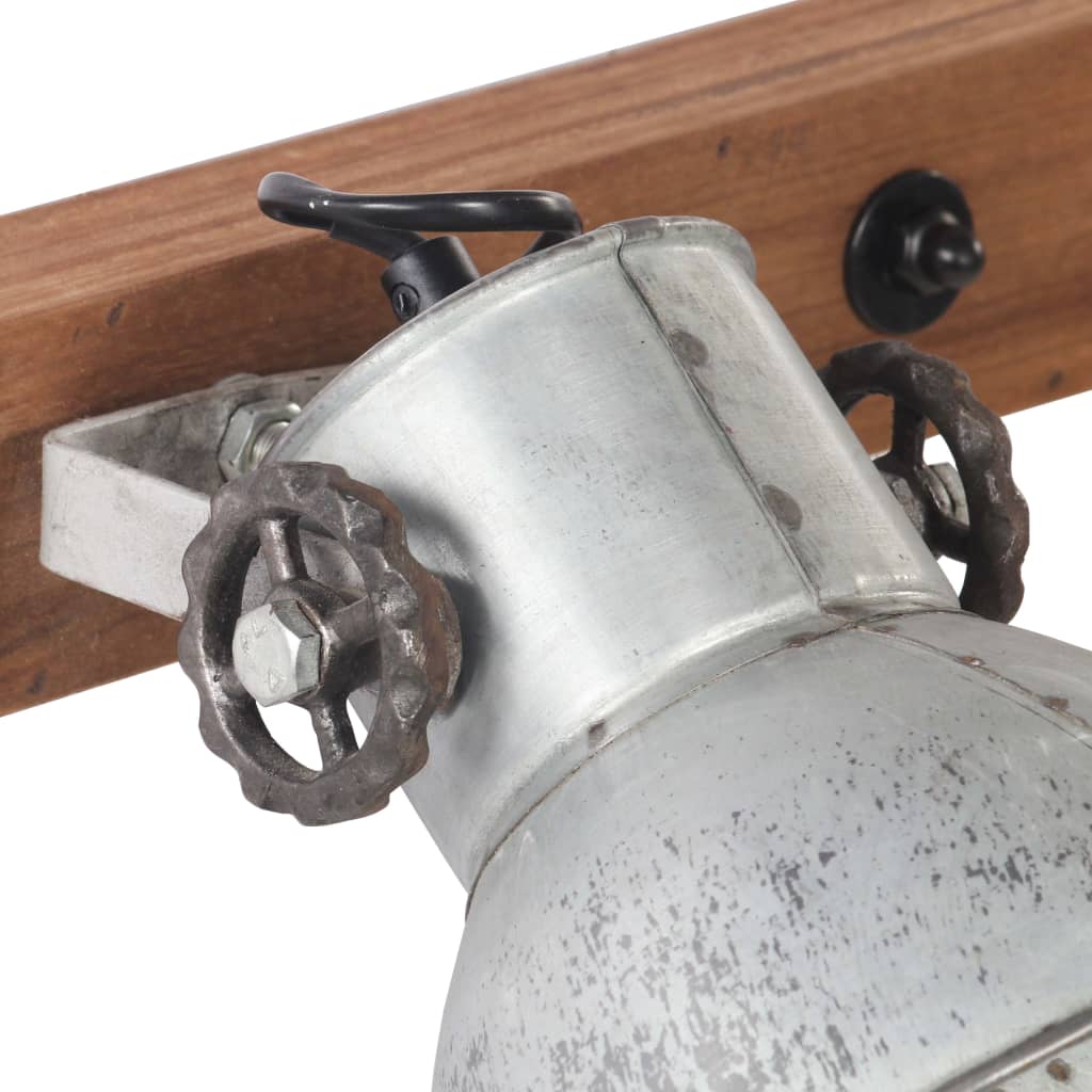 Wandlampe Industriestil N 45X25 Cm E27 Silber