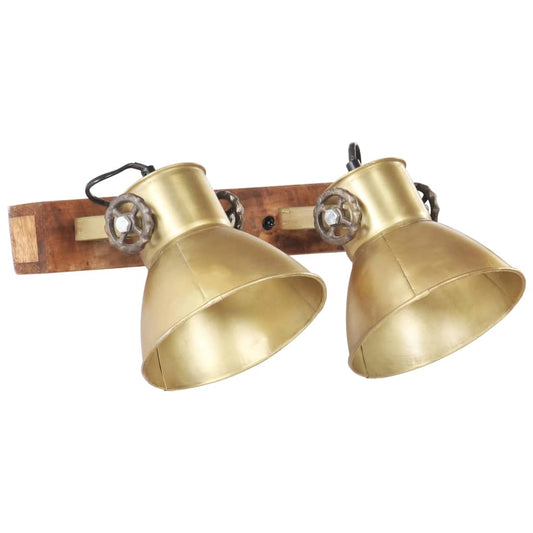 Wandlampe Industriestil 45X25 Cm E27 Messing