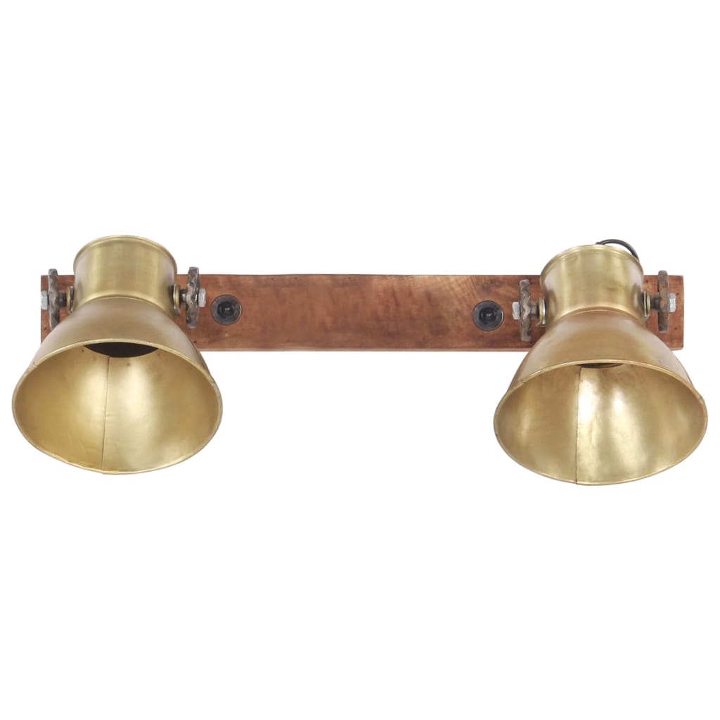 Wandlampe Industriestil 45X25 Cm E27 Messing