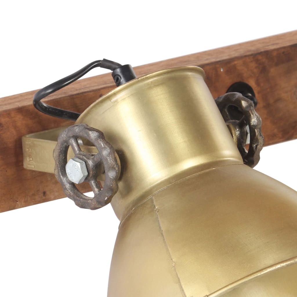Wandlampe Industriestil 45X25 Cm E27 Messing