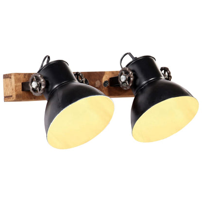 Wandlampe Industriestil 45X25 Cm E27 Schwarz