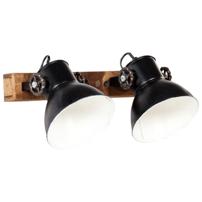Wandlampe Industriestil 45X25 Cm E27 Schwarz