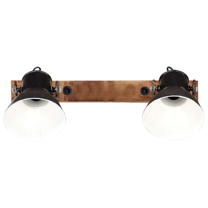 Wandlampe Industriestil 45X25 Cm E27 Schwarz